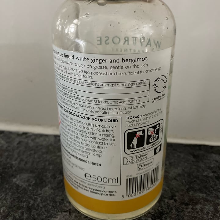 photo of Waitrose Washing up liquid shared by @laurap96 on  31 Mar 2022 - review