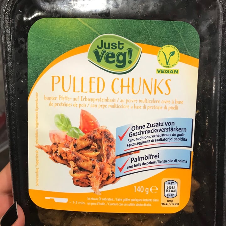 photo of Just Veg! (ALDI Italy) Pulled chunks shared by @16leitnk on  06 Aug 2020 - review