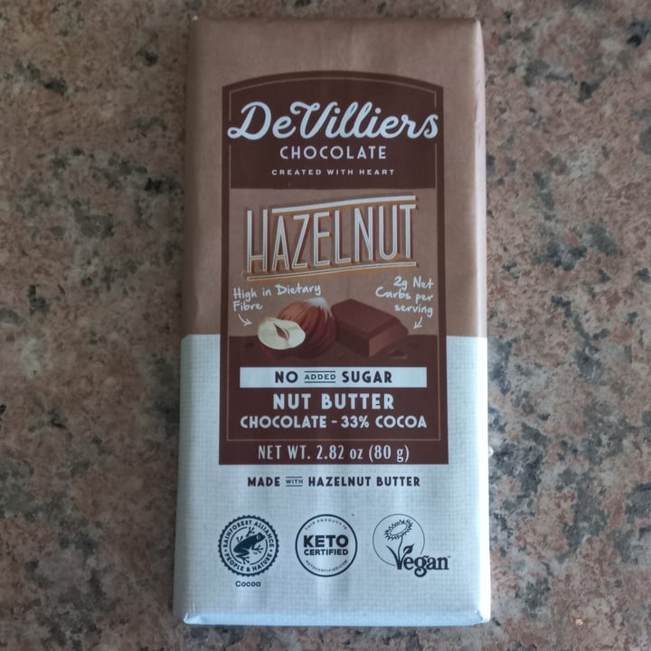 photo of De Villiers Chocolate Hazelnut Chocolate shared by @bl on  05 Sep 2022 - review