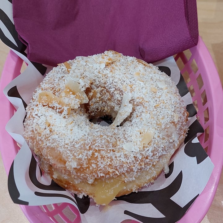 photo of Boneshaker Doughnuts No sleep Till Brooklyn (coconut topped donut filled with lemon curd) shared by @broccoloblu on  13 Apr 2022 - review