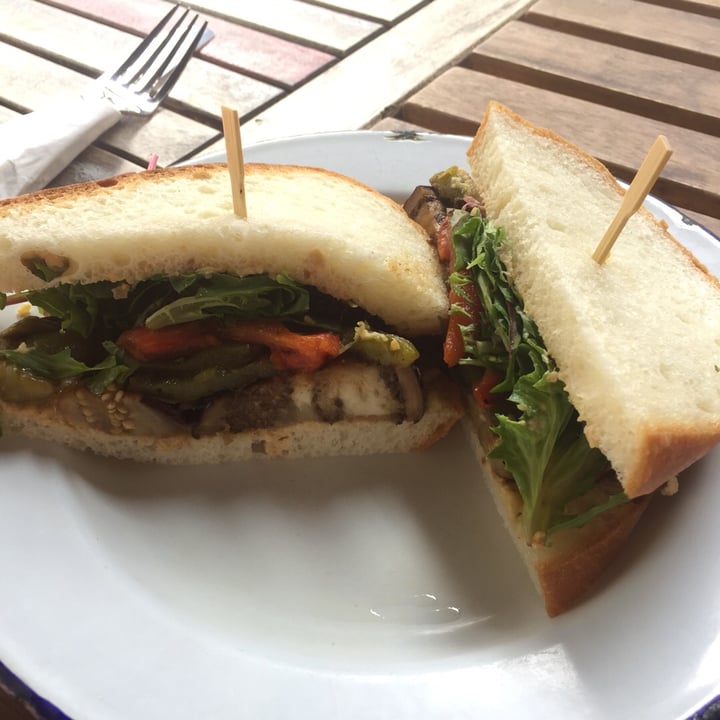 photo of Sarnies Grilled Aubergine Sandwich (Veganised) shared by @lisab on  21 Dec 2018 - review