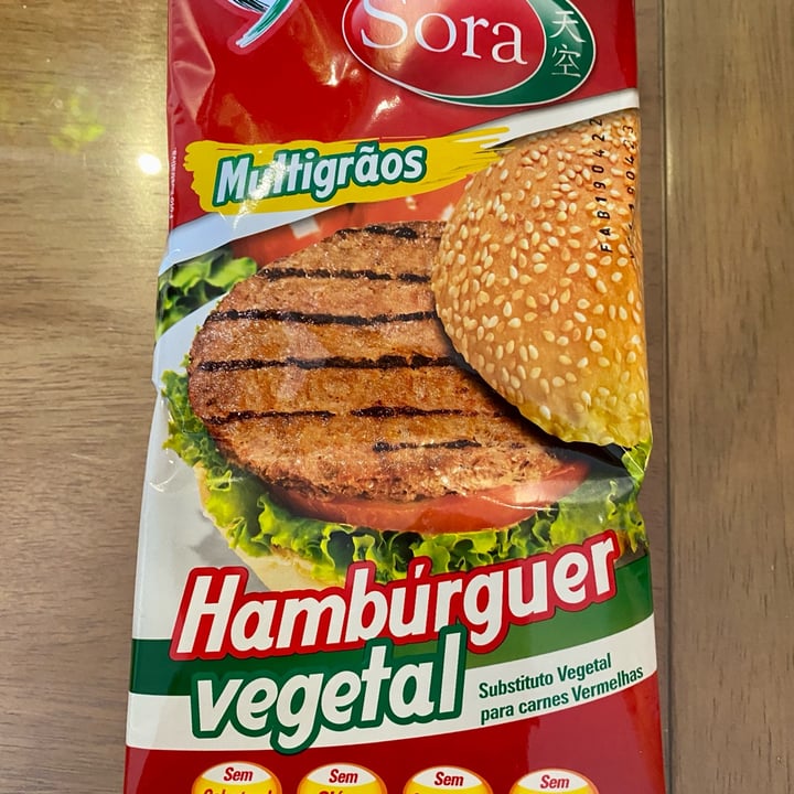 photo of Sora Hambúrguer vegetal multigrãos shared by @vansofia on  31 Jul 2022 - review