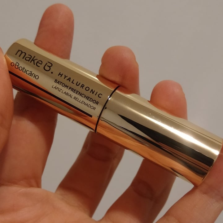 review photo of O Boticário Make B Hyaluronic Batom Preenchedor Candy Tofee shared by @amelita on 17 Apr 2022 - review
