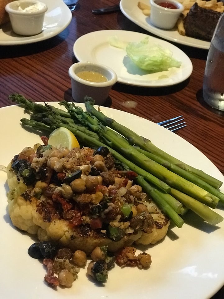 photo of Keg Steakhouse & Bar Cauliflower Steak shared by @govegwithcora on  30 Jun 2018 - review