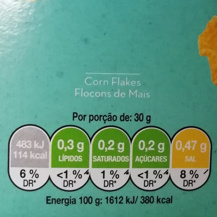 photo of Continente Equilíbrio Corn Flakes shared by @anathedoglady on  05 Feb 2021 - review