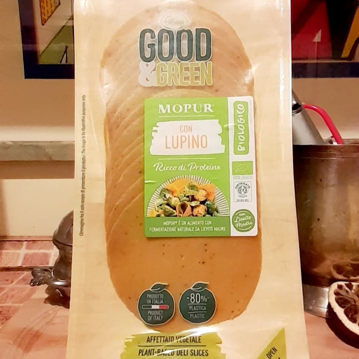 photo of Good & Green Affettato vegetale di lupino shared by @marina19 on  13 Oct 2022 - review