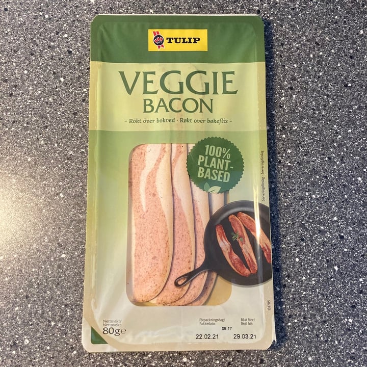 photo of Tulip Veggie bacon shared by @nicoleregine on  10 Mar 2021 - review