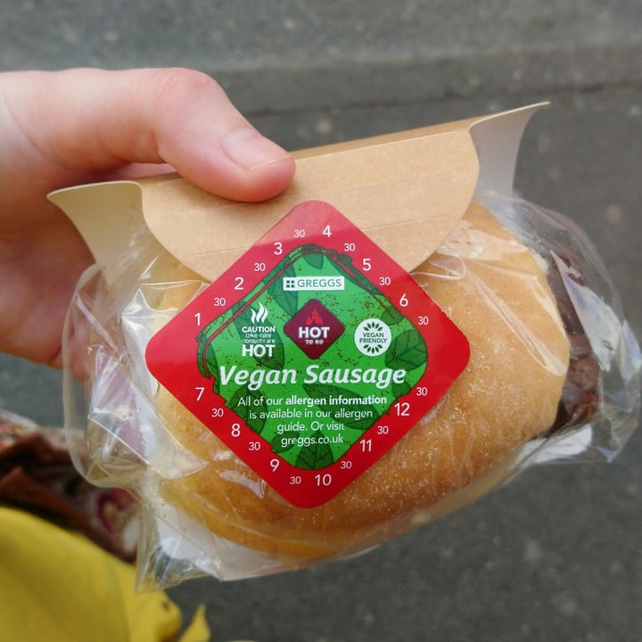 photo of Greggs Sausage sandwich shared by @seaweedvibes on  09 Mar 2022 - review