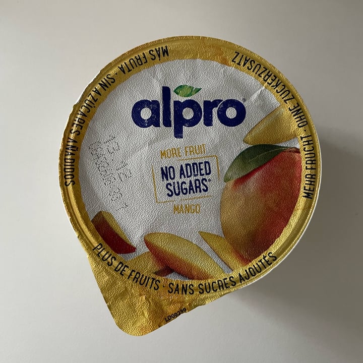 review photo of Alpro Mango Yogurt (No Added Sugars) shared by @emaveg on 04 Dec 2021 - review