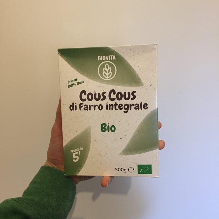 photo of Biovita Cous cous di farro integrale shared by @sofiaurbi on  12 Apr 2022 - review