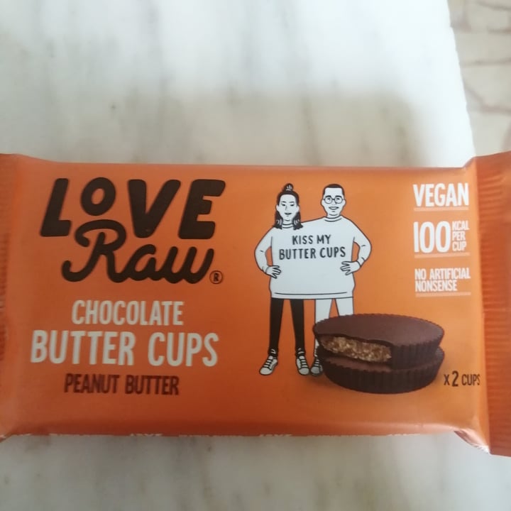 photo of LoveRaw Peanut Butter Cups shared by @vegskinny on  14 Feb 2022 - review
