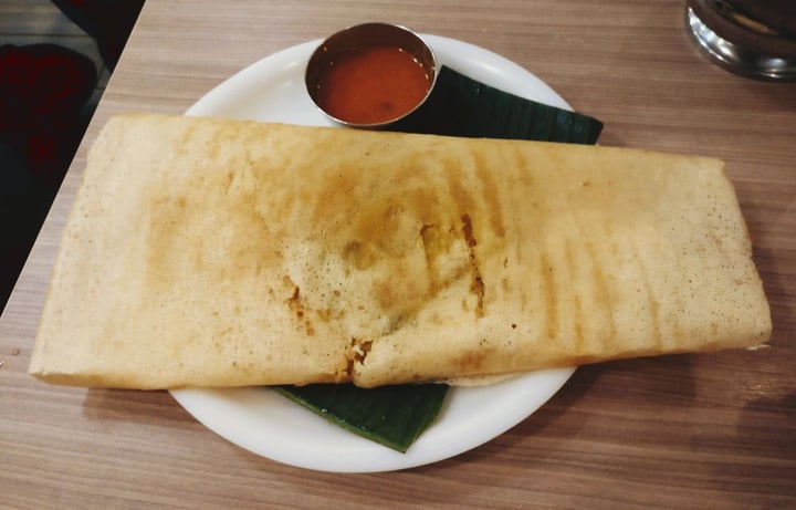 photo of Madras New Woodlands Restaurant Paper masala dosa shared by @hownowbrownkow on  04 Aug 2018 - review