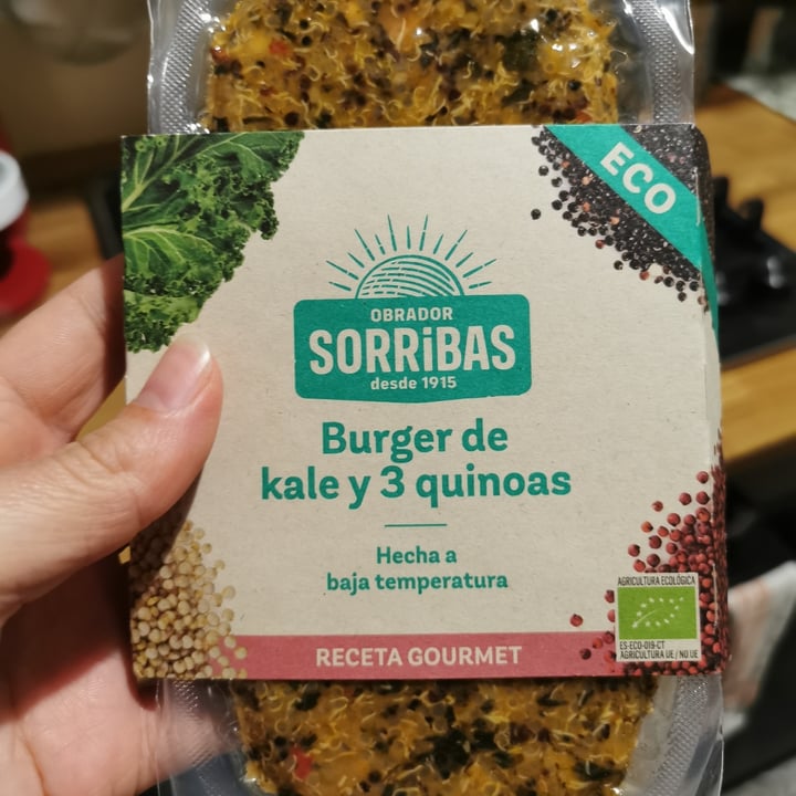 photo of Sorribas Burguer de kale y 3 quinoas shared by @rebecca27 on  13 Apr 2022 - review