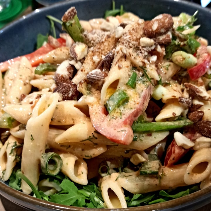 photo of Athens Vegan Burgers Pasta Salad shared by @annamiou on  27 Aug 2022 - review