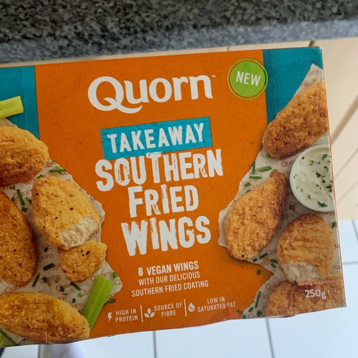 photo of Quorn Takeaway Southern Fried Wings shared by @laradoran on  28 Nov 2022 - review