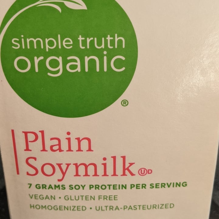 photo of Simple Truth Soy Milk Unsweetened shared by @veganstarr on  08 Oct 2020 - review