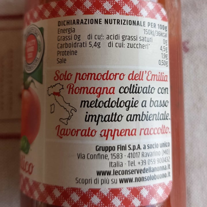 photo of Le conserve della nonna Sugo Pomodoro Al Basilico shared by @anna22 on  17 Apr 2022 - review