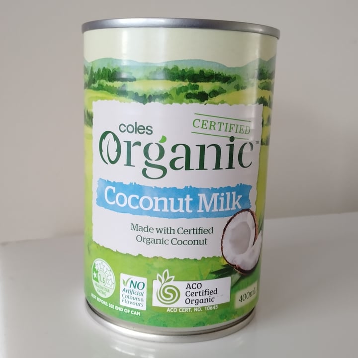 Coles Organic coconut milk Review abillion