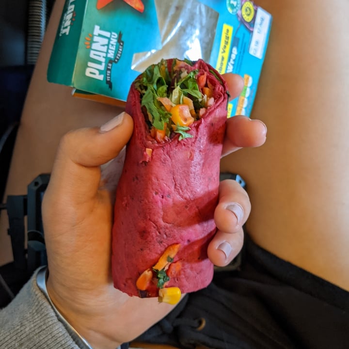 photo of Plant Menu Rainbow Veggie Wrap shared by @katchan on  18 Aug 2022 - review