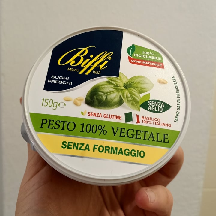 photo of Biffi Pesto 100% Vegetale Senza Formaggio shared by @marsss on  15 Apr 2022 - review