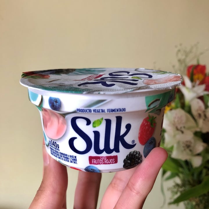 photo of Silk Producto fermentado a base de coco sabor frutos rojos shared by @vegandann on  09 Aug 2022 - review