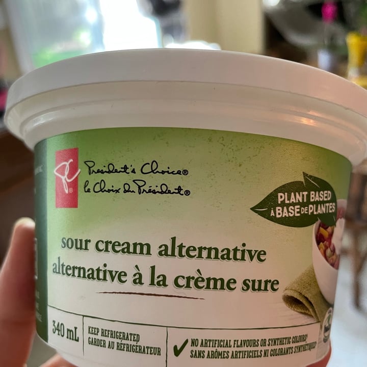 photo of President's Choice Sour cream alternative shared by @vegangirl4life on  08 Jun 2021 - review