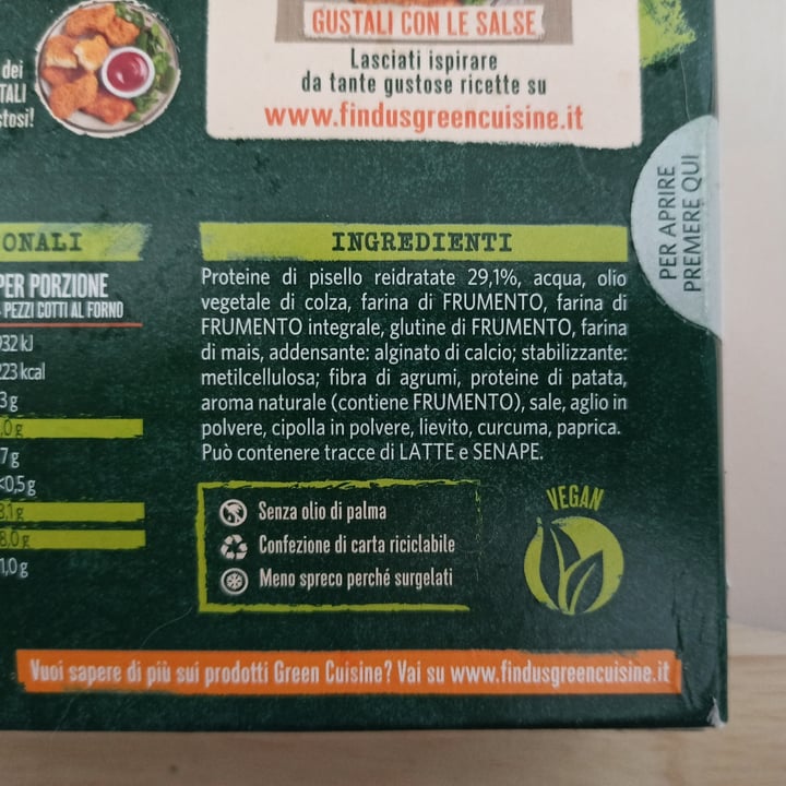 review photo of Findus Nuggets Vegetali shared by @camillavergani on 19 Mar 2022 - review