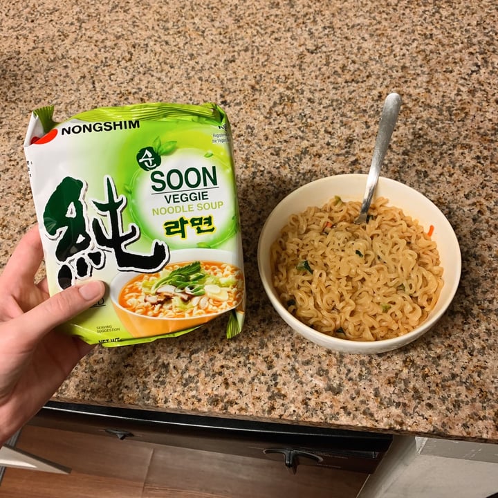review photo of NONGSHIM (농심) Soon Veggie Cup Noodle Soup shared by @narratedbynatalie on 02 May 2021 - review