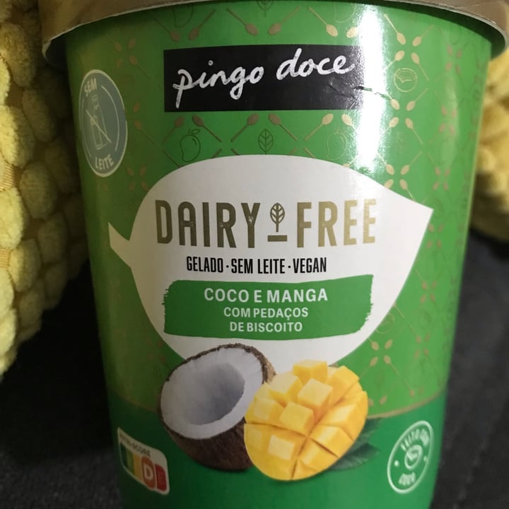 photo of Pingo doce Dairy Free - Gelado de Coco e Manga shared by @nazare on  28 Aug 2022 - review