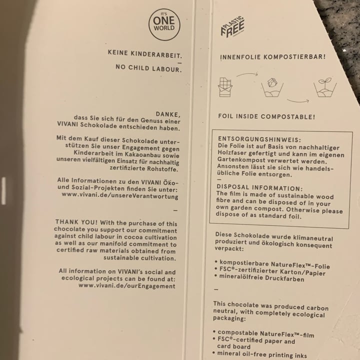 review photo of Vivani Cioccolato fondente con mirtilli rossi shared by @kappacc on 16 Mar 2022 - review