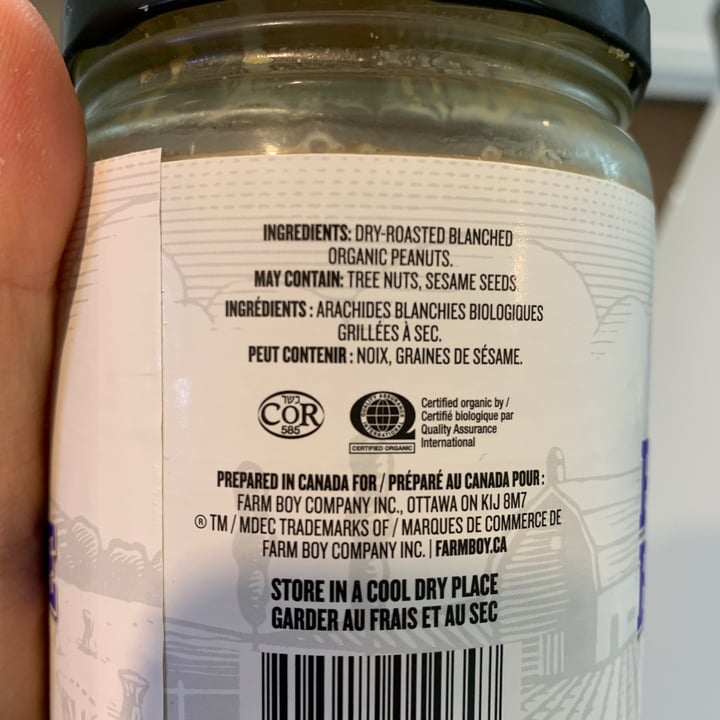 photo of Farm Boy Peanut Butter shared by @sharicatlady on  27 Jun 2021 - review