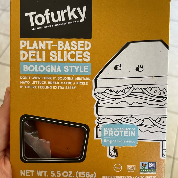 photo of Tofurky Deli Slices Bologna Style shared by @thevagrantvegan on  16 May 2022 - review