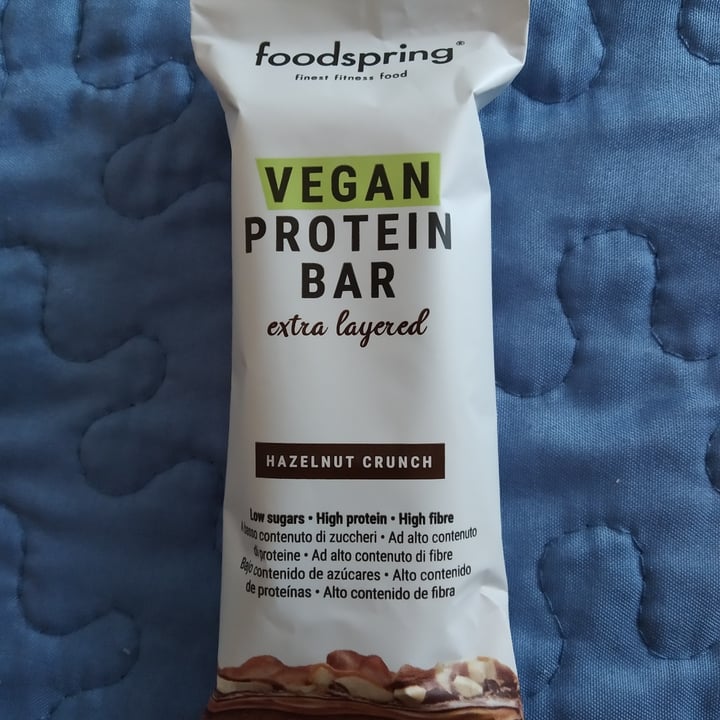 photo of Foodspring barretta proteica hazelnut crunch shared by @ire97 on  16 Jul 2022 - review
