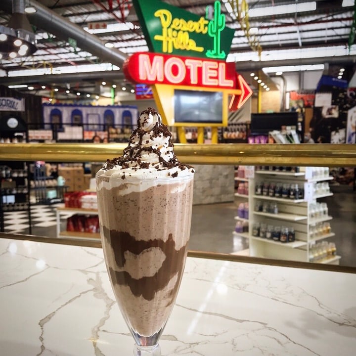 photo of Kaylee's Eatery Chocolate Brownie Shake shared by @capetownvegan on  28 Feb 2021 - review