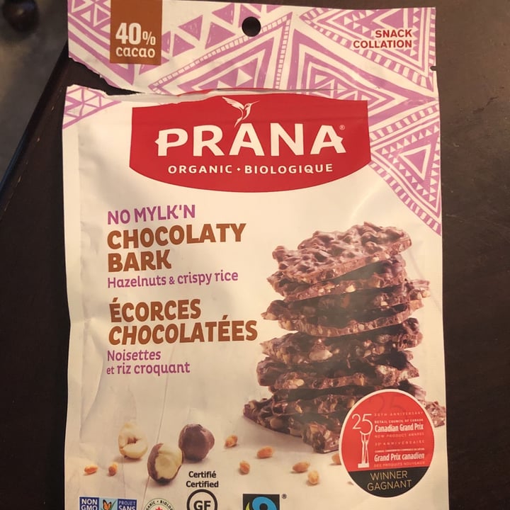 review photo of Prana No Mylk’n Chocolaty Bark shared by @veganator on 22 Dec 2021 - review