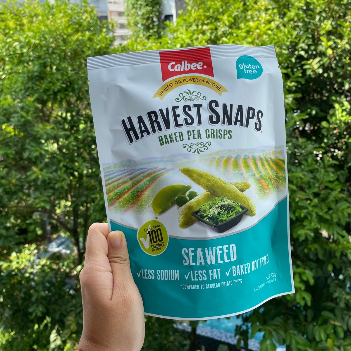 Harvest Snaps Baked Pea Crisps Seaweed Reviews