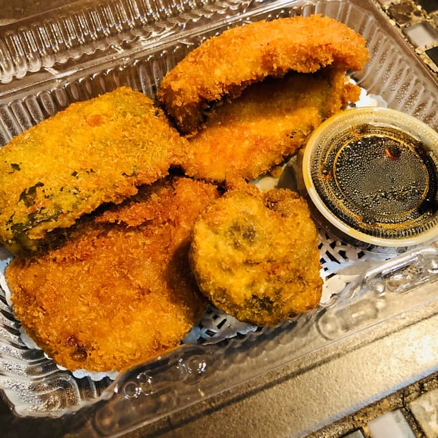 菜肴“Tempura Vegetables”的照片