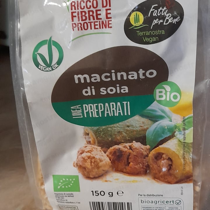 review photo of Terra Nostra food srl Macinato di soia biologico shared by @manuelanervi on 14 Jun 2022 - review