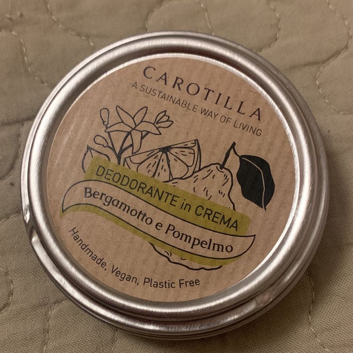 photo of Carotilla Deodorant cream shared by @francescapezzini on  04 Apr 2022 - review