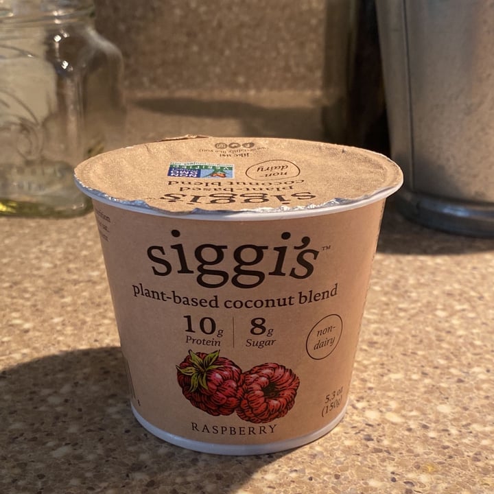 photo of siggi’s Raspberry Plant-based yogurt shared by @kelley288 on  03 Mar 2022 - review