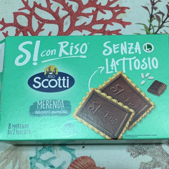 photo of Sì Con Riso Biscotto con tavoletta di cioccolato fondente shared by @chiarafusco on  28 Mar 2022 - review