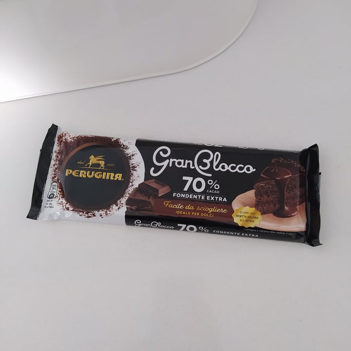 review photo of Perugina Gran Blocco 70% cacao fondente extra shared by @annekevegan on 22 Apr 2022 - review