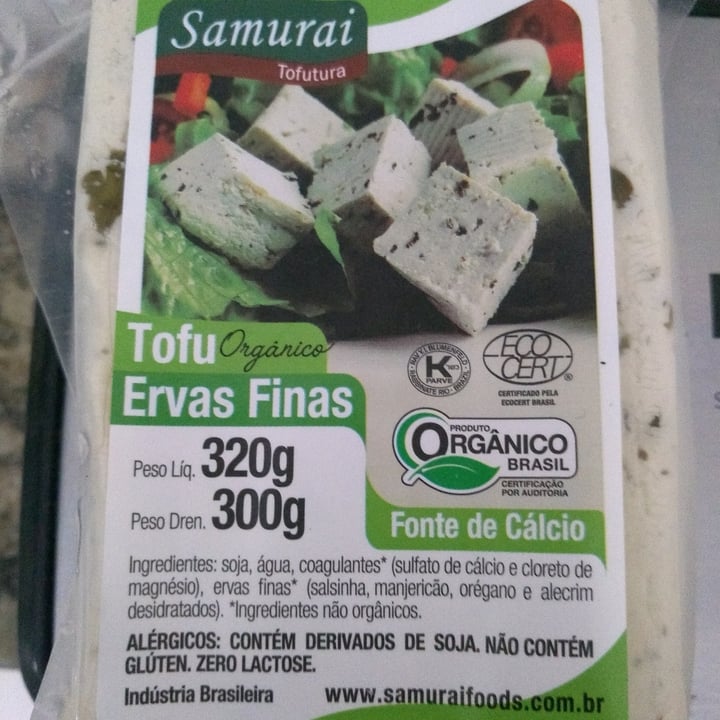 review photo of Samurai Organic Foods Tofu com Ervas Finas shared by @silvia-sc on 17 Apr 2022 - review