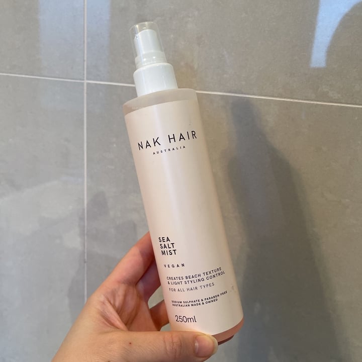 review photo of Nak Hair Sea Salt Mist shared by @delilahlua on 03 Jun 2021 - review