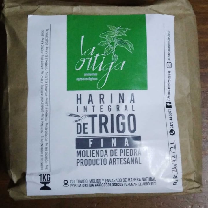 photo of La Ortiga La Ortiga Harina Integral  AgroecologiHarina Integral Agroecologica Molienda Fina ca shared by @sabry-mv on  20 Feb 2022 - review