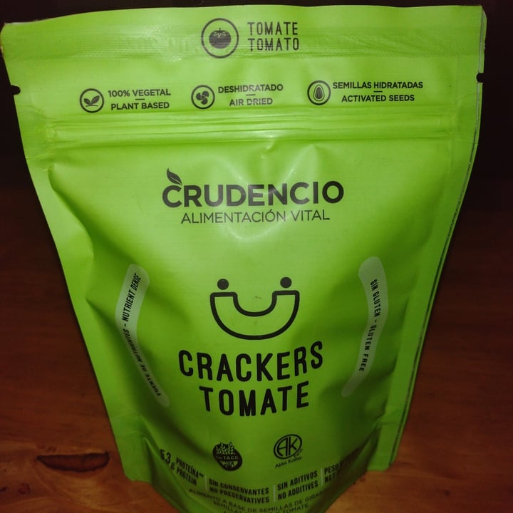 photo of Crudencio Crackers De Tomate shared by @joacosol on  01 Dec 2021 - review
