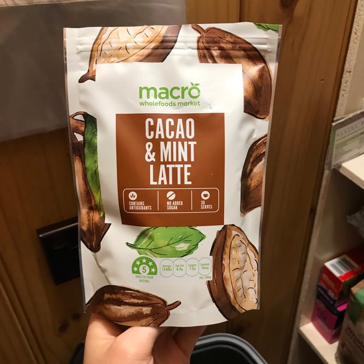 photo of Macro Wholefoods Market Cacao & Mint Latte shared by @hallejorj on  30 Apr 2020 - review