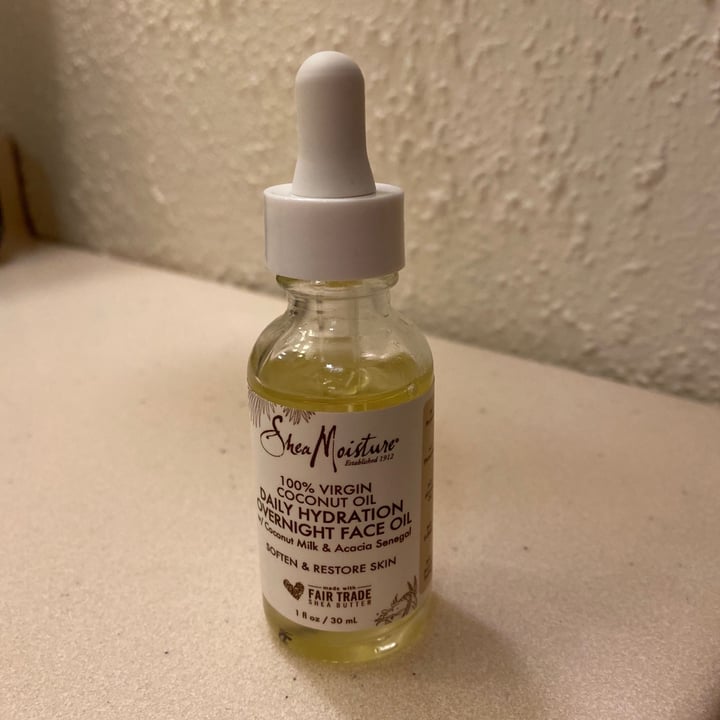 photo of SheaMoisture Daily Hydration Overnight Face Oil shared by @kelleyjhall on  13 Nov 2020 - review