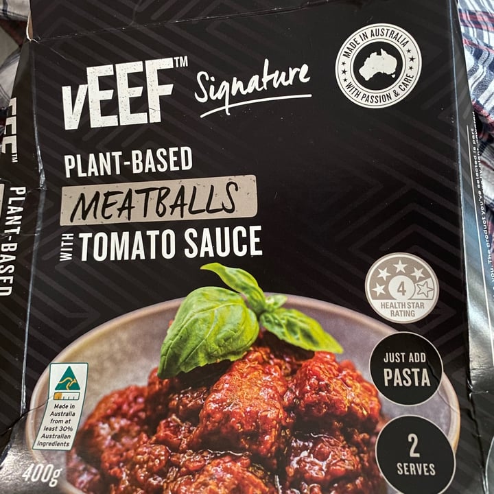photo of Veef Plant Based Meatballs shared by @heatstreet on  23 Nov 2021 - review