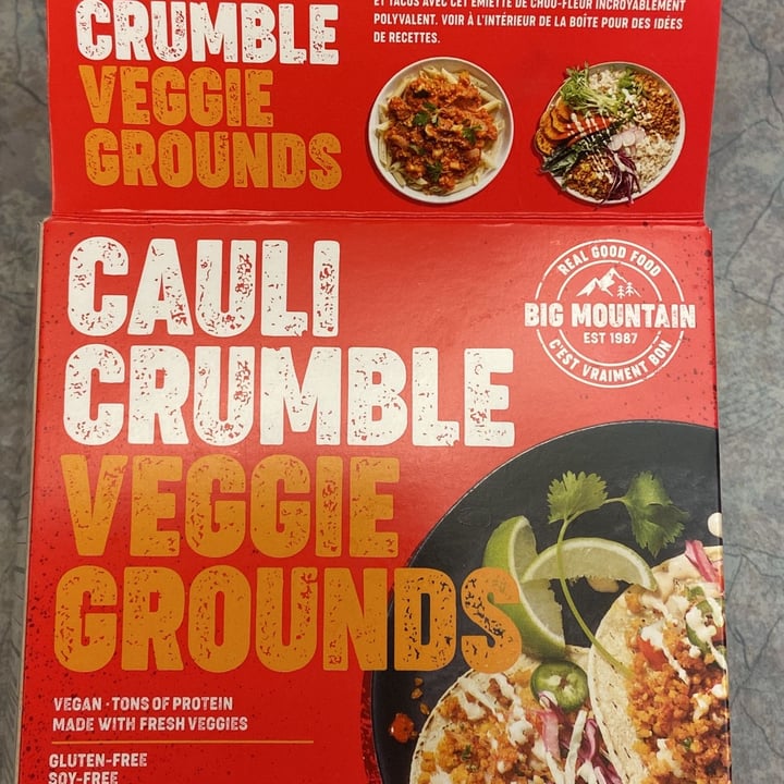 photo of Big Mountain Foods Cauli Crumble Veggie Grounds shared by @lennyslair on  23 Nov 2021 - review